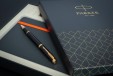 Набор Parker IM Black GT (ручка роллер + блокнот)