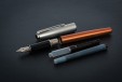 Ручка перьевая Parker Sonnet Sand Blasted Metal&Orange Lacquer