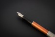 Ручка перьевая Parker Sonnet Sand Blasted Metal&Orange Lacquer