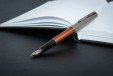 Ручка перьевая Parker Sonnet Sand Blasted Metal&Orange Lacquer