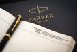 Набор Parker IM Black GT (ручка роллер + блокнот)