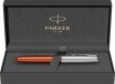 Ручка перьевая Parker Sonnet Sand Blasted Metal&Orange Lacquer