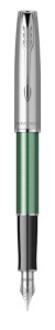 Ручка перьевая Parker Sonnet Sand Blasted Metal&Green Lacquer