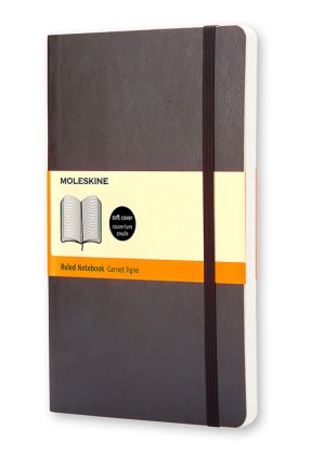 Блокнот Moleskine CLASSIC SOFT Large в черном цвете