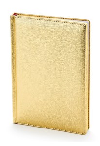 Ежедневник недатированный А5 "Sidney" (золотой)